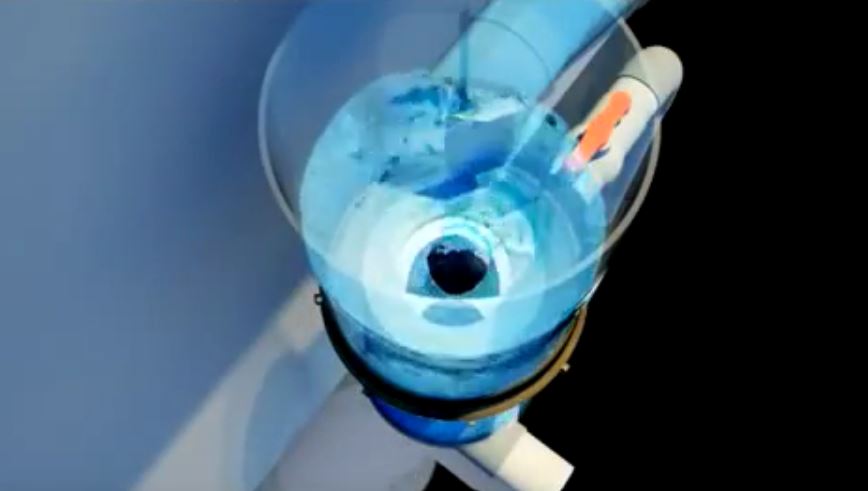 Step 4: Centrifugal force to seperate the debris and small particles